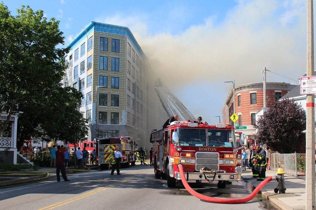 commercial building fires
